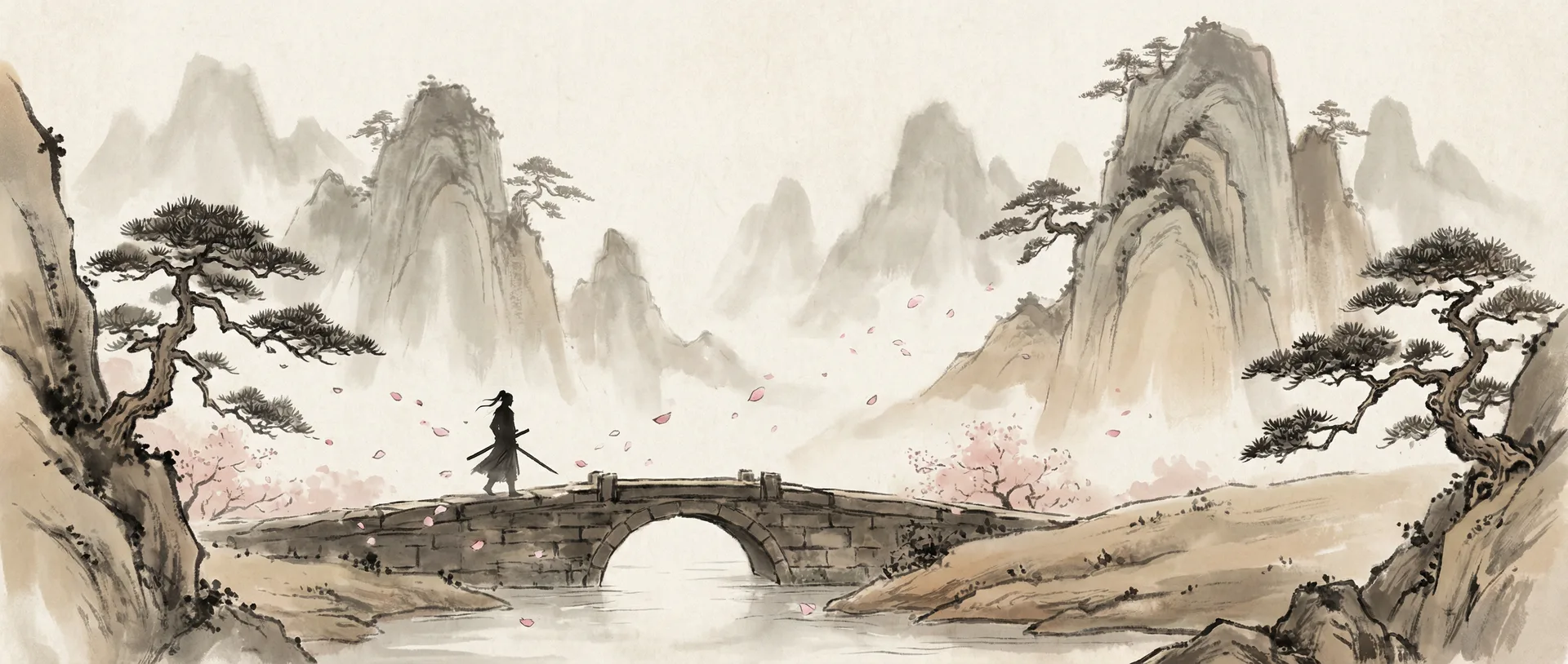 探花郎 - 探花视频 水墨江湖背景